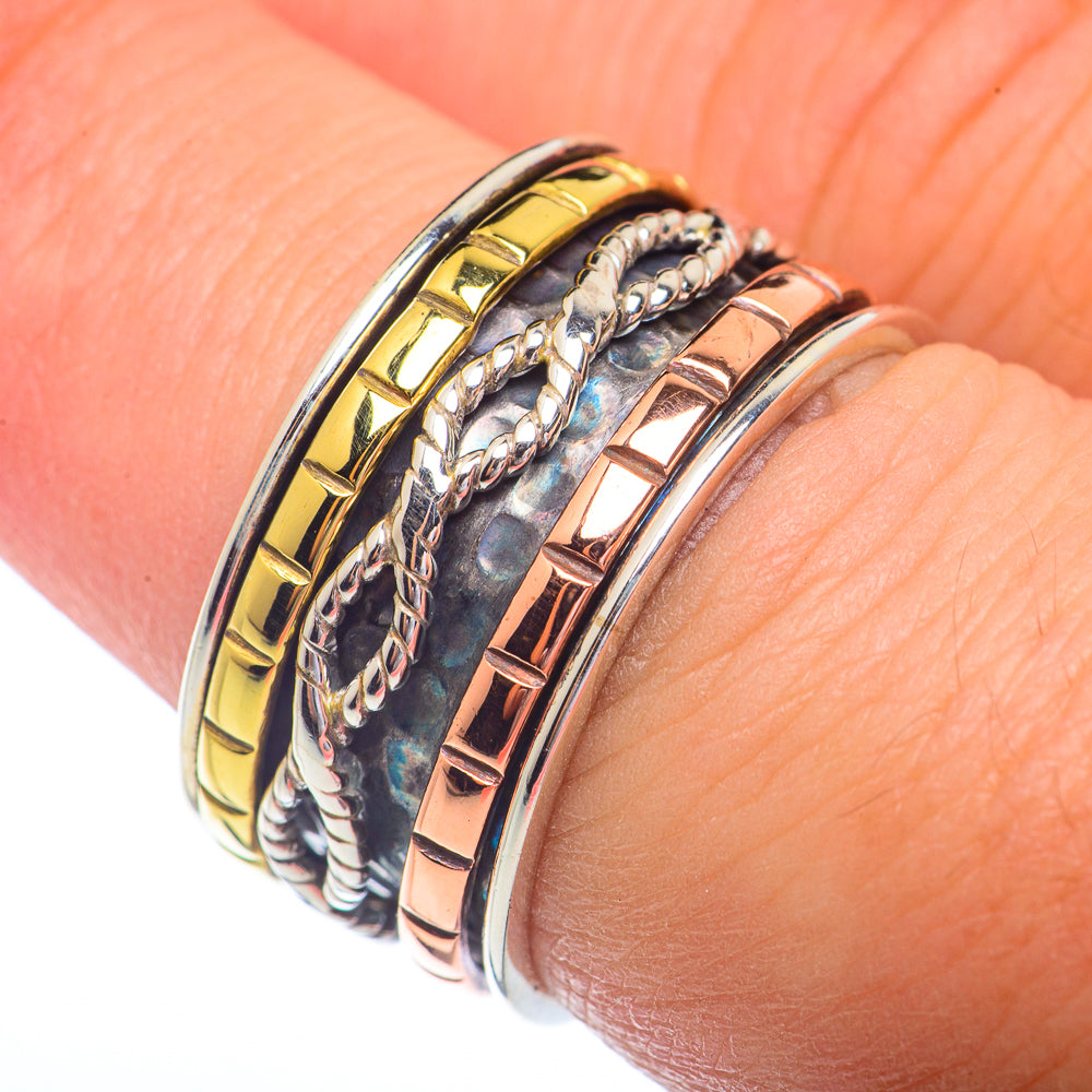 Meditation Spinner Rings handcrafted by Ana Silver Co - RING72251