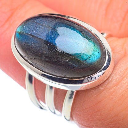 Labradorite Rings handcrafted by Ana Silver Co - RING72269