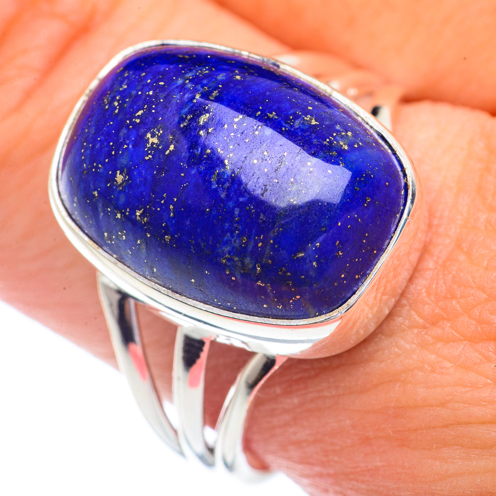 Lapis Lazuli Rings handcrafted by Ana Silver Co - RING72270