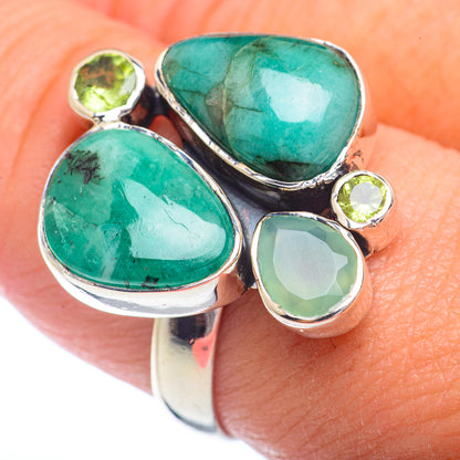 Peruvian Opal Rings handcrafted by Ana Silver Co - RING72271