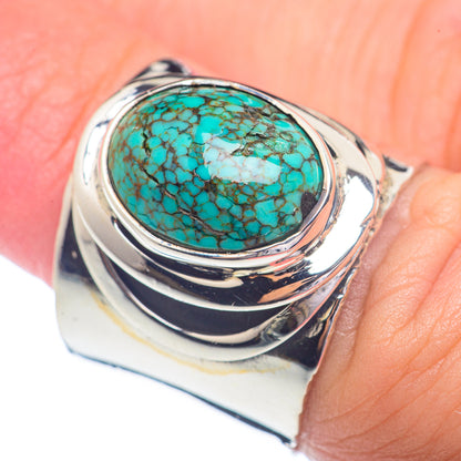 Tibetan Turquoise Rings handcrafted by Ana Silver Co - RING72272