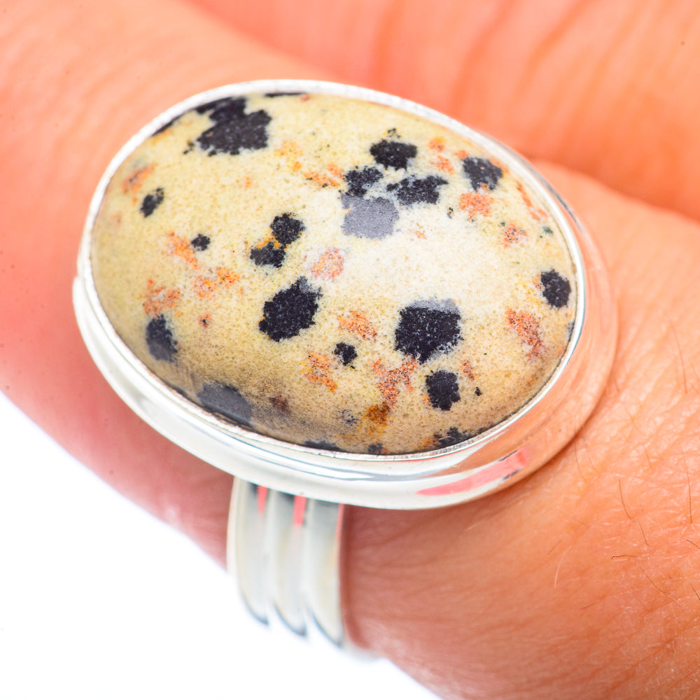 Dalmatian Jasper Rings handcrafted by Ana Silver Co - RING72278