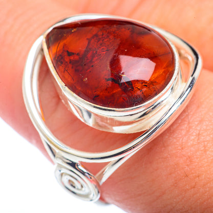 Baltic Amber Rings handcrafted by Ana Silver Co - RING72279