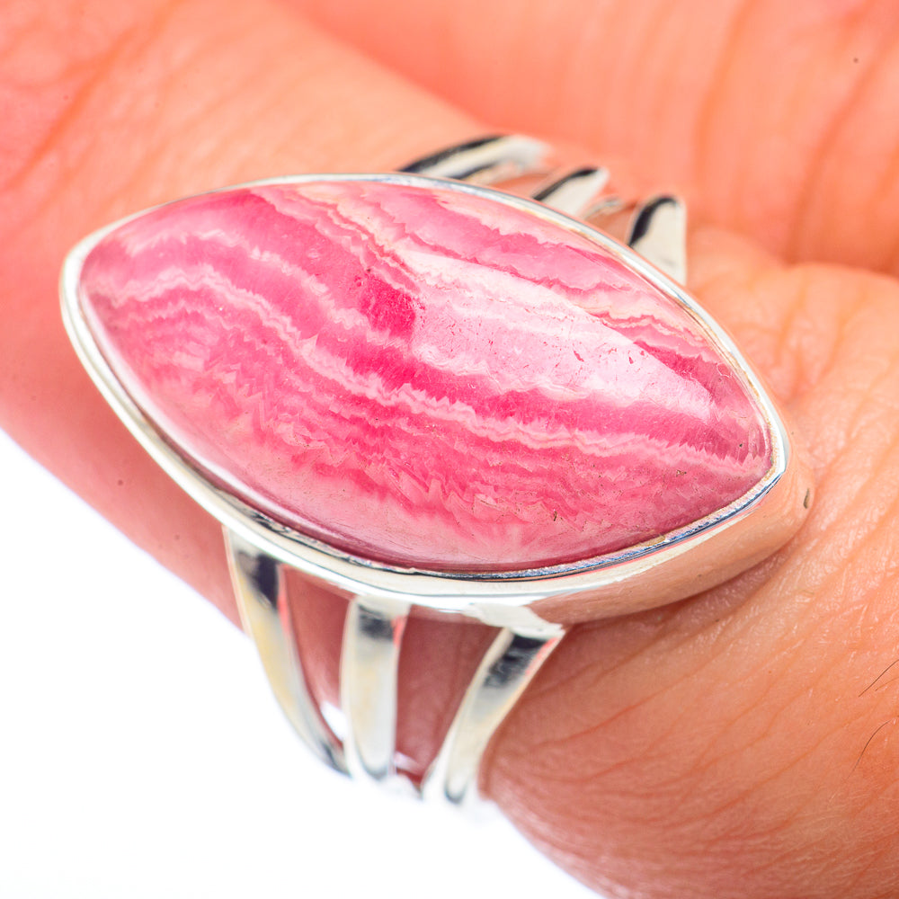 Rhodochrosite Rings handcrafted by Ana Silver Co - RING72282