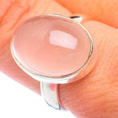 Rose Quartz Rings handcrafted by Ana Silver Co - RING72284
