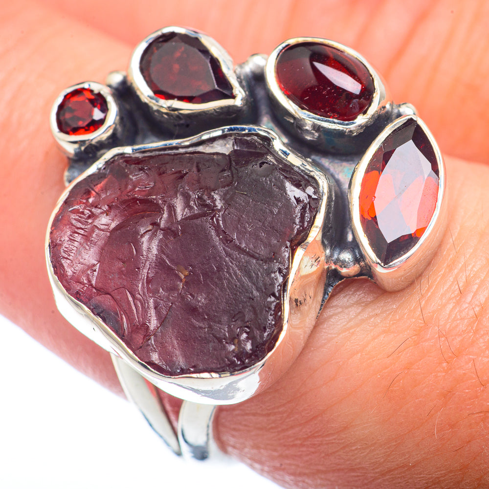 Garnet Rings handcrafted by Ana Silver Co - RING72286