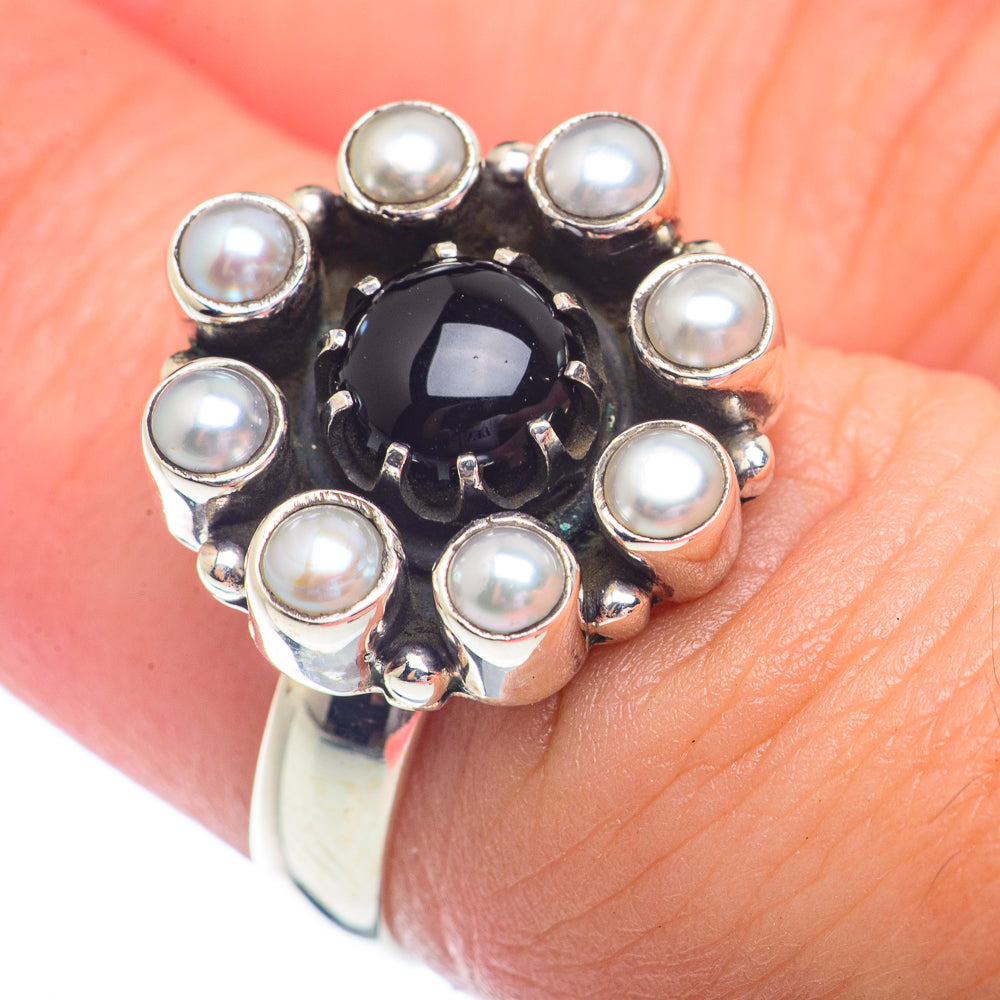 Black Onyx Rings handcrafted by Ana Silver Co - RING72294