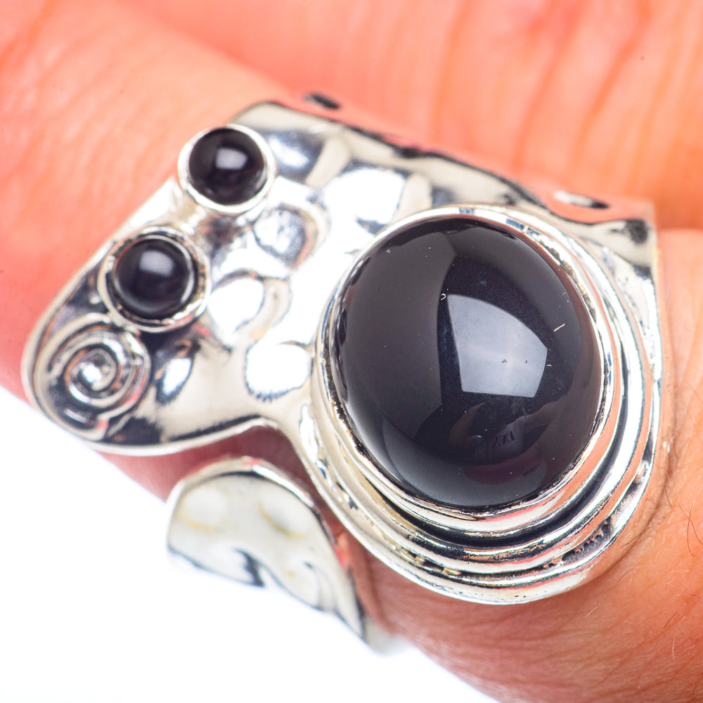 Black Onyx Rings handcrafted by Ana Silver Co - RING72295