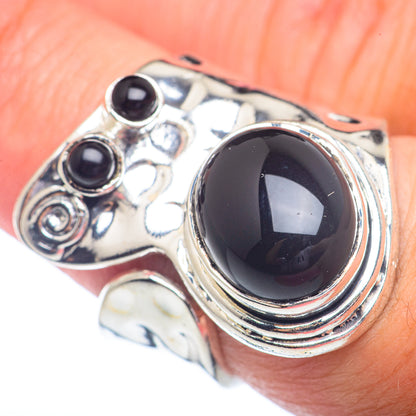 Black Onyx Rings handcrafted by Ana Silver Co - RING72295