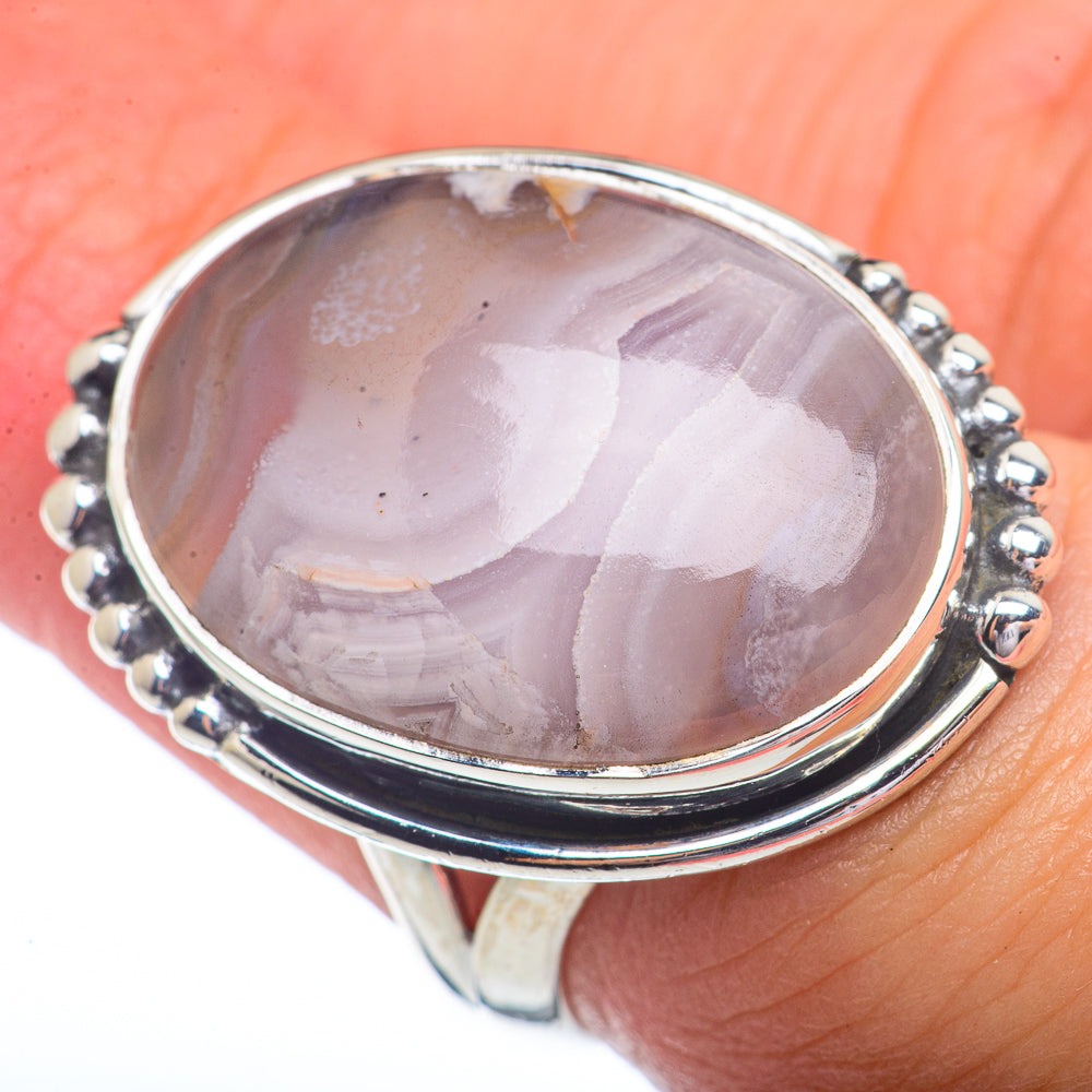 Botswana Agate Rings handcrafted by Ana Silver Co - RING72297