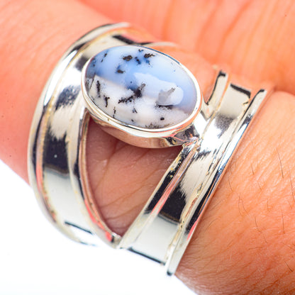 Dendritic Opal Rings handcrafted by Ana Silver Co - RING72298