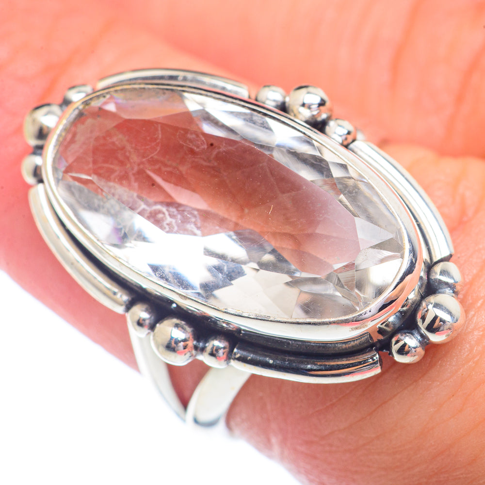 White Quartz Rings handcrafted by Ana Silver Co - RING72301