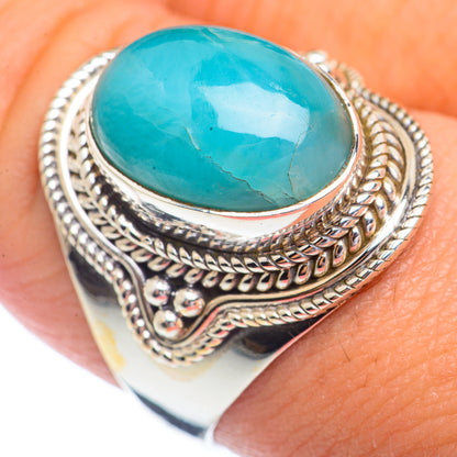 Larimar Rings handcrafted by Ana Silver Co - RING72307