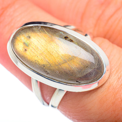 Labradorite Rings handcrafted by Ana Silver Co - RING72315