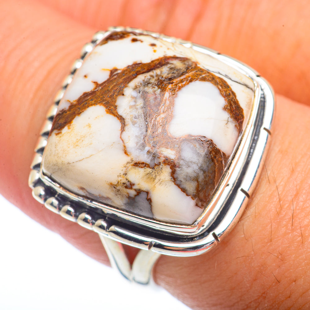 Peanut Wood Jasper Rings handcrafted by Ana Silver Co - RING72316