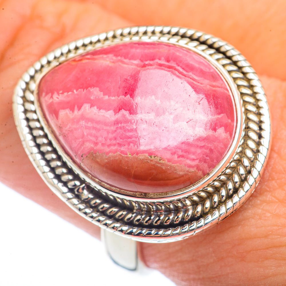 Rhodochrosite Rings handcrafted by Ana Silver Co - RING72322