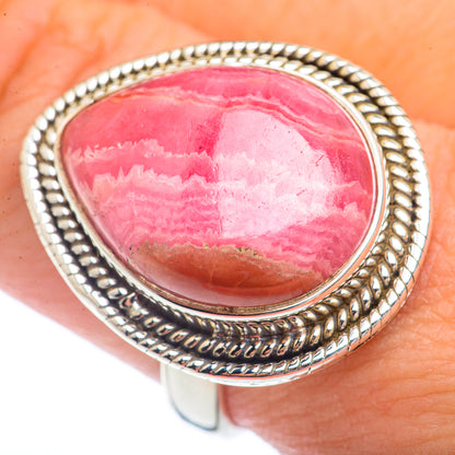 Rhodochrosite Rings handcrafted by Ana Silver Co - RING72322