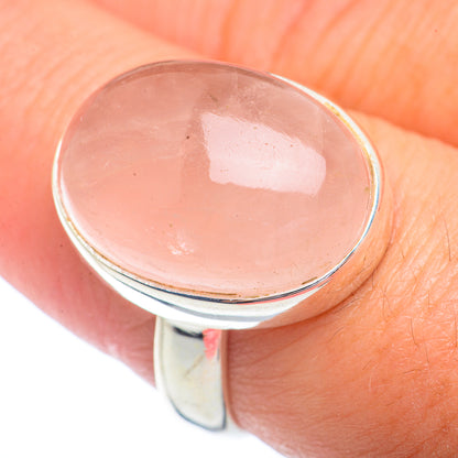 Rose Quartz Rings handcrafted by Ana Silver Co - RING72326