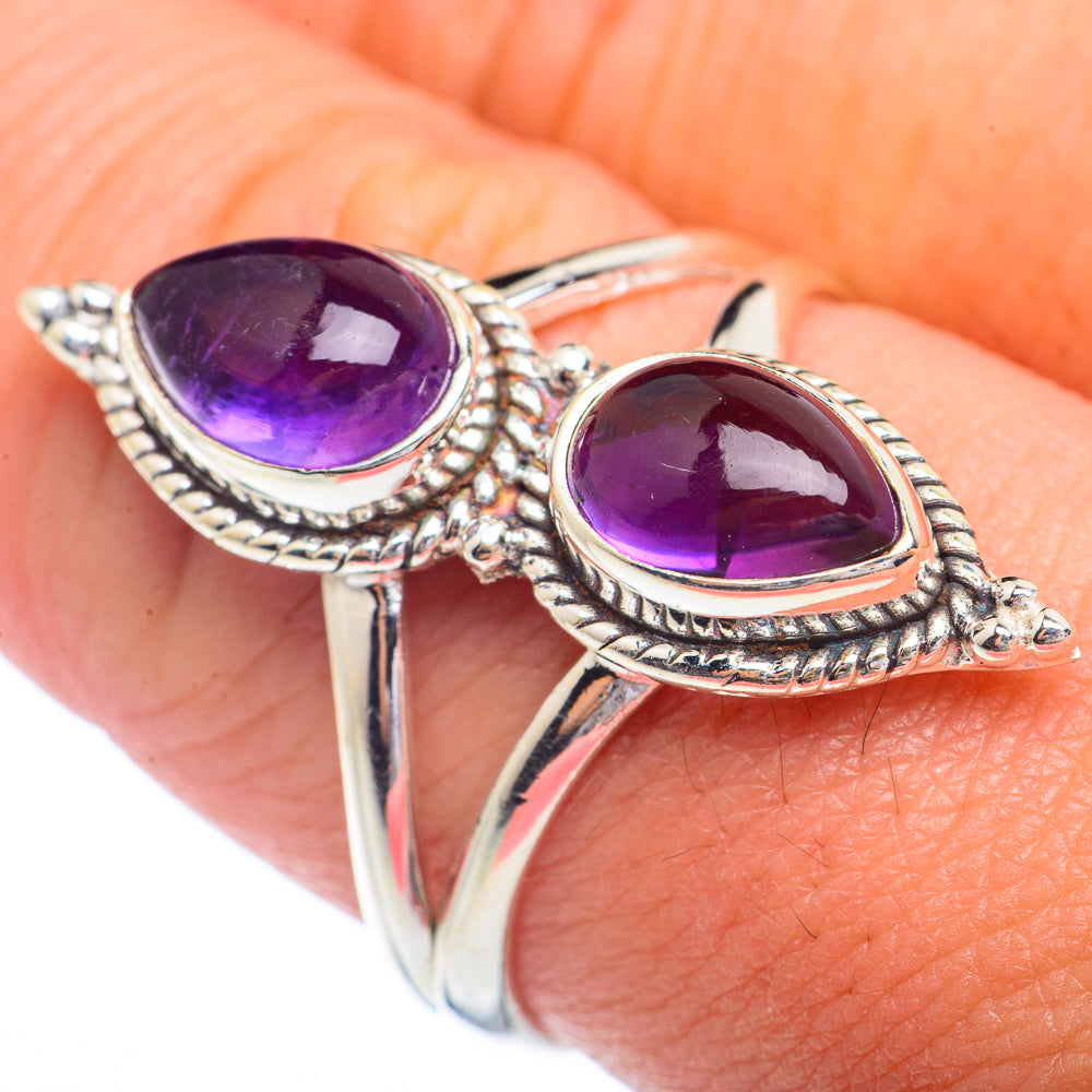 Amethyst Rings handcrafted by Ana Silver Co - RING72327