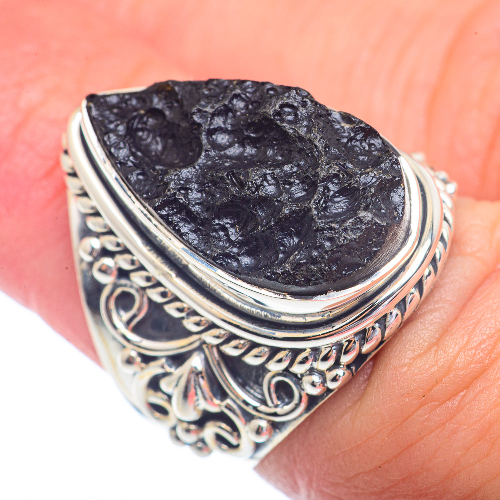 Tektite Rings handcrafted by Ana Silver Co - RING72334