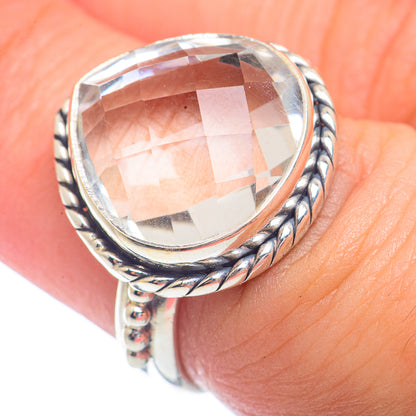 White Quartz Rings handcrafted by Ana Silver Co - RING72339