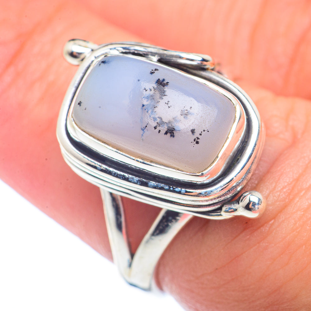 Dendritic Opal Rings handcrafted by Ana Silver Co - RING72340