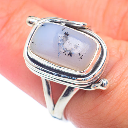 Dendritic Opal Rings handcrafted by Ana Silver Co - RING72340