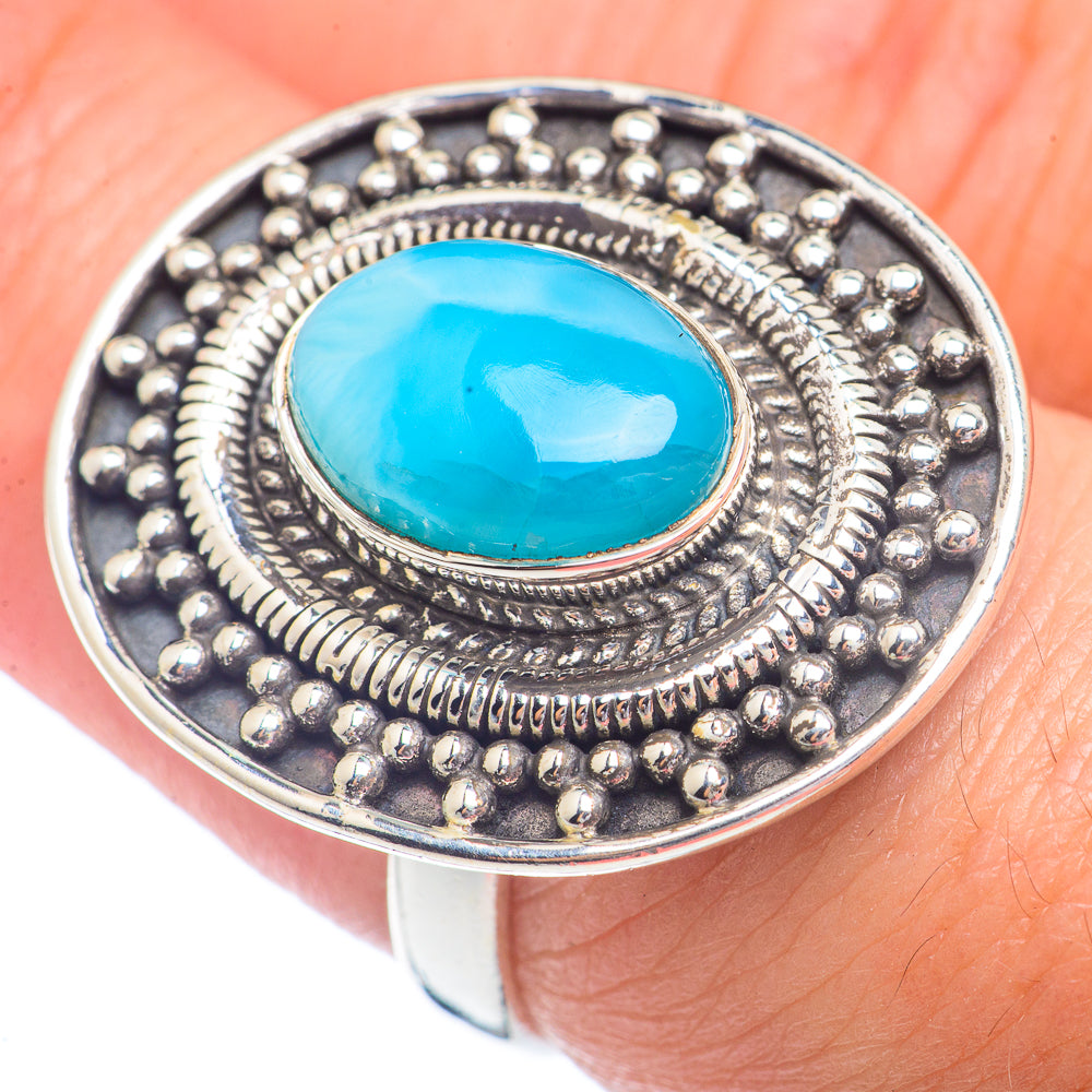 Peruvian Opal Rings handcrafted by Ana Silver Co - RING72343