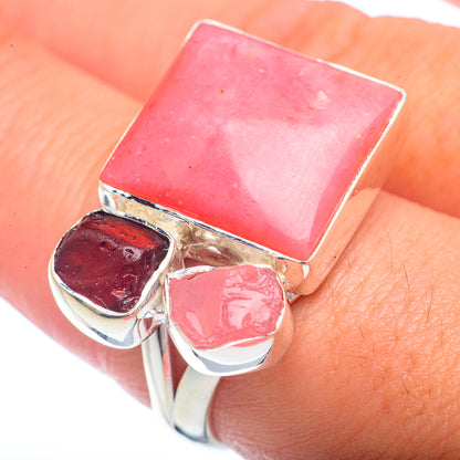 Pink Opal Rings handcrafted by Ana Silver Co - RING72360