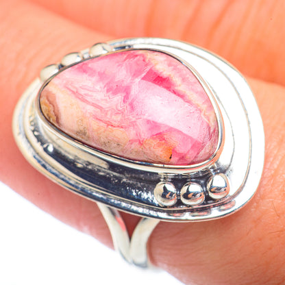 Rhodochrosite Rings handcrafted by Ana Silver Co - RING72363