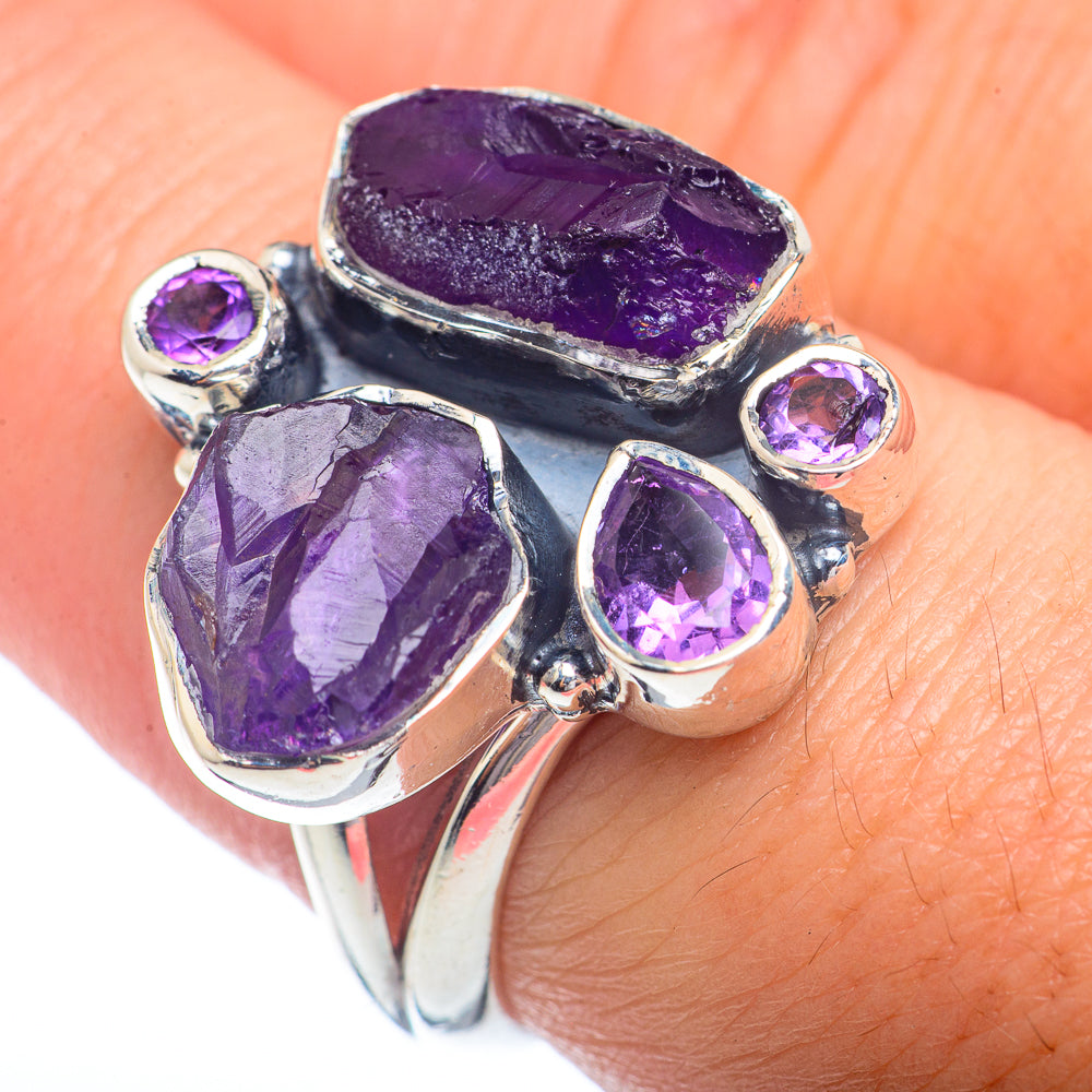 Amethyst Rings handcrafted by Ana Silver Co - RING72366
