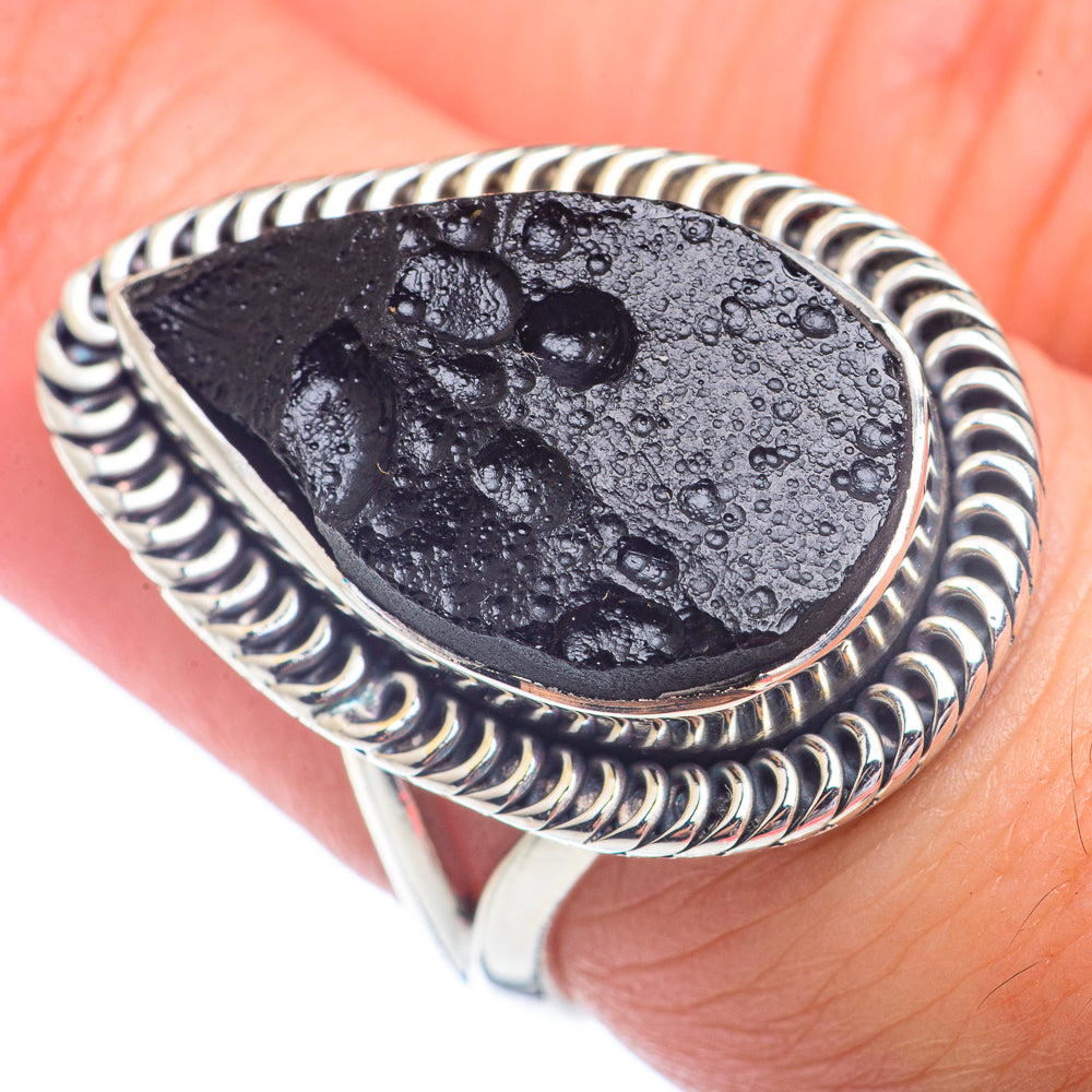 Tektite Rings handcrafted by Ana Silver Co - RING72370