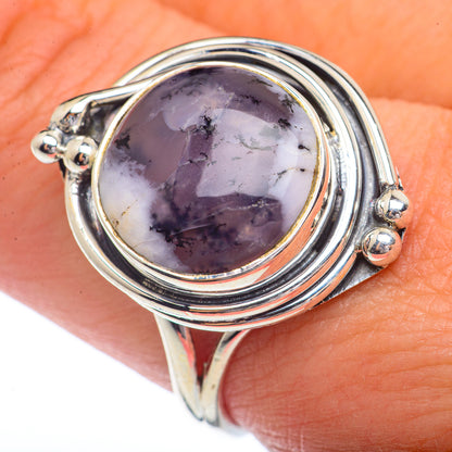 Dendritic Opal Rings handcrafted by Ana Silver Co - RING72376