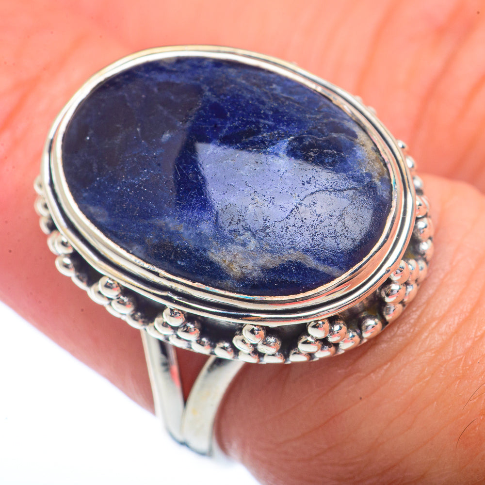 Sodalite Rings handcrafted by Ana Silver Co - RING72380