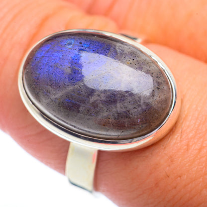 Labradorite Rings handcrafted by Ana Silver Co - RING72381