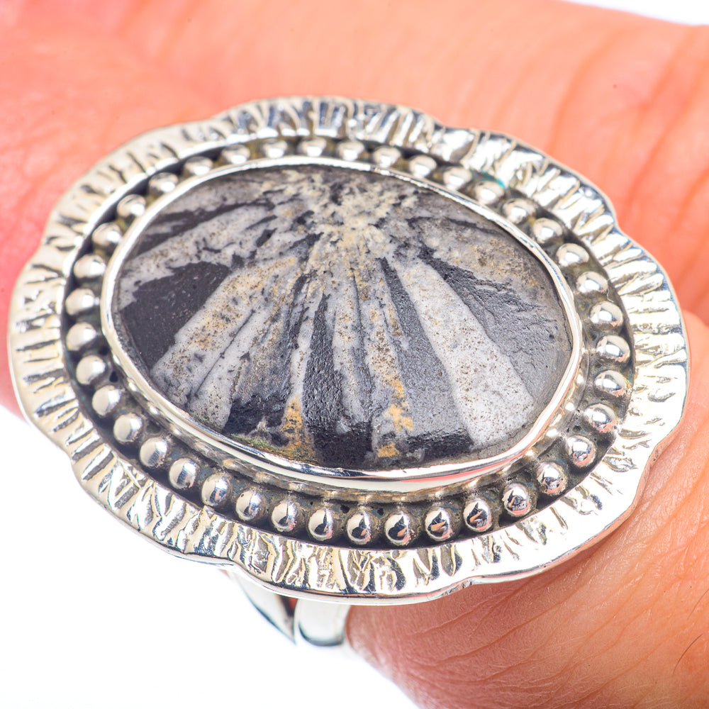 Chrysanthemum Stone Rings handcrafted by Ana Silver Co - RING72390