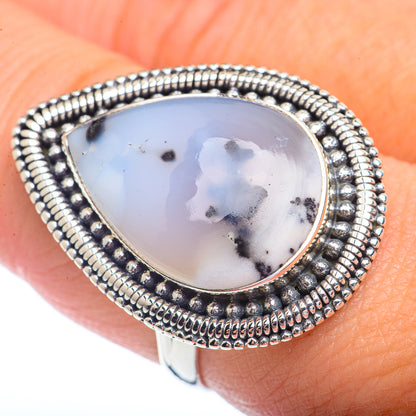 Dendritic Opal Rings handcrafted by Ana Silver Co - RING72397