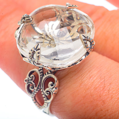 White Quartz Rings handcrafted by Ana Silver Co - RING72398