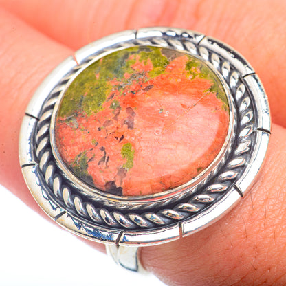 Unakite Rings handcrafted by Ana Silver Co - RING72401