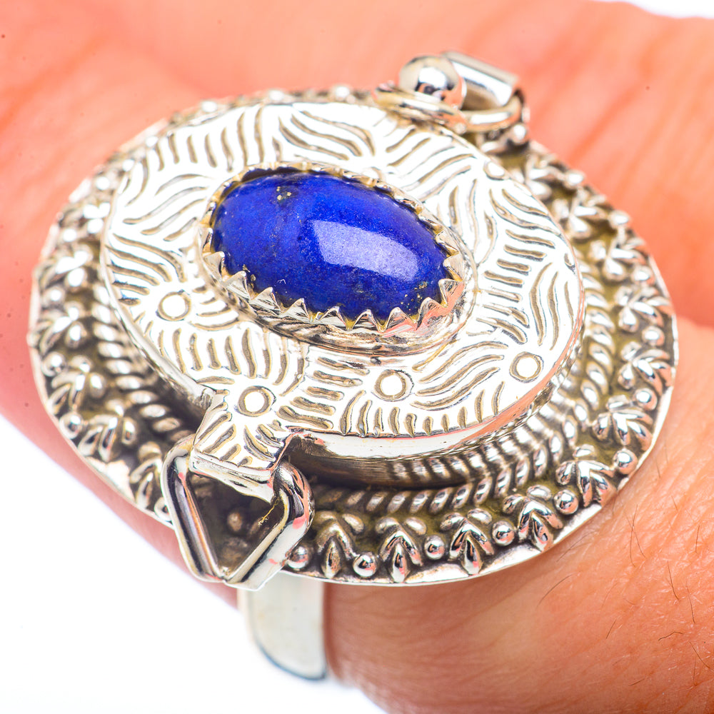 Lapis Lazuli Rings handcrafted by Ana Silver Co - RING72406