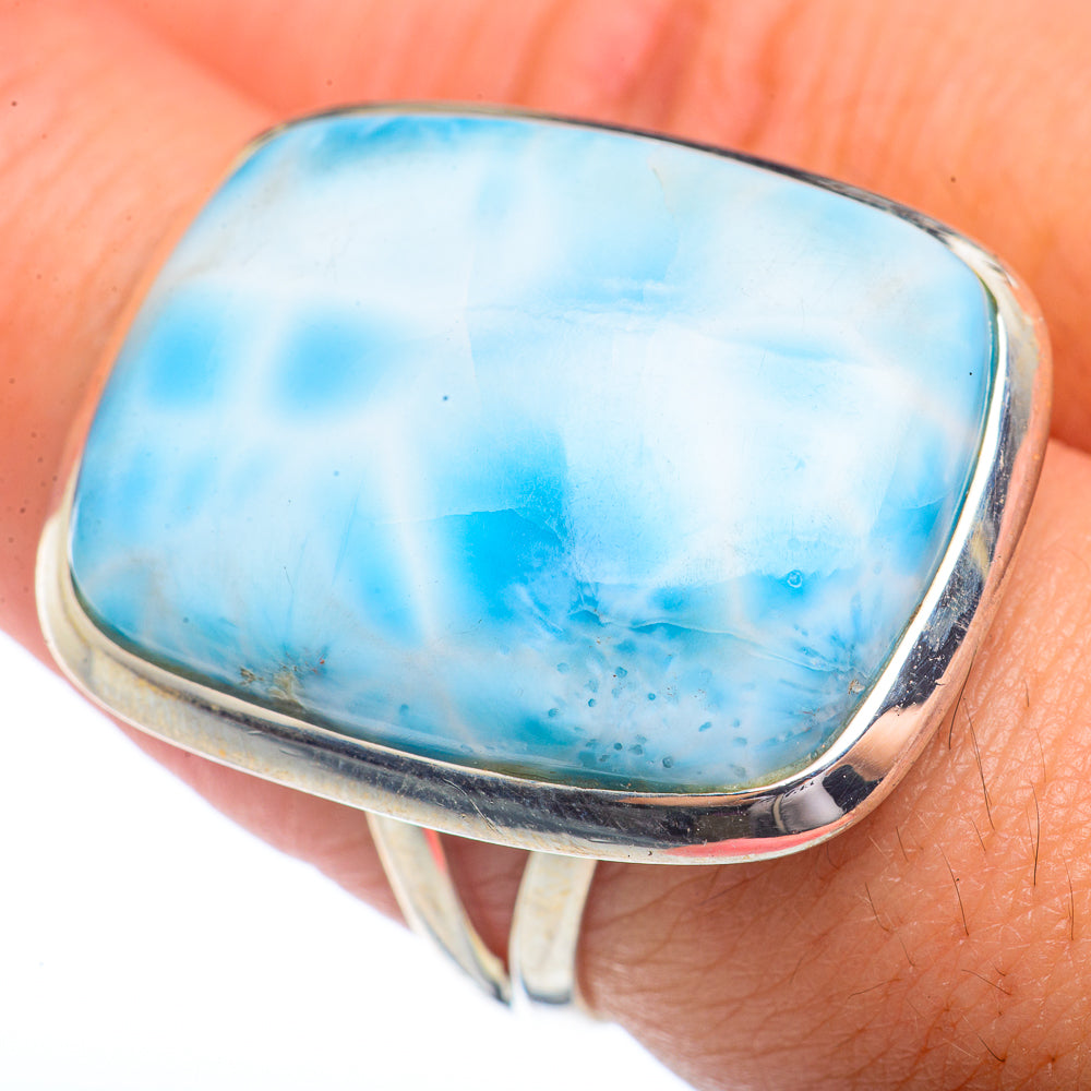Larimar Rings handcrafted by Ana Silver Co - RING72415