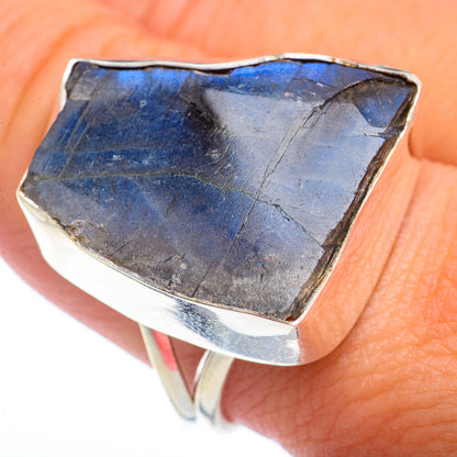 Labradorite Rings handcrafted by Ana Silver Co - RING72416