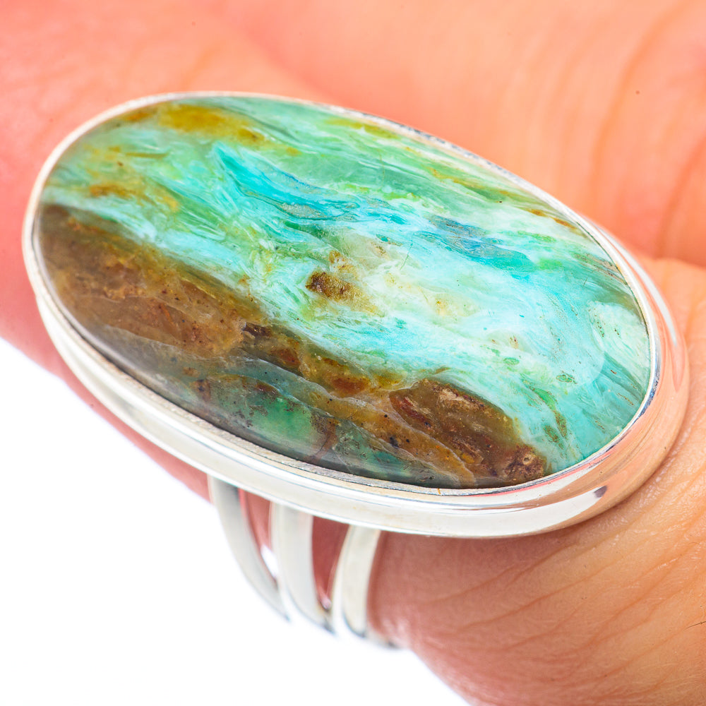 Peruvian Opal Rings handcrafted by Ana Silver Co - RING72419