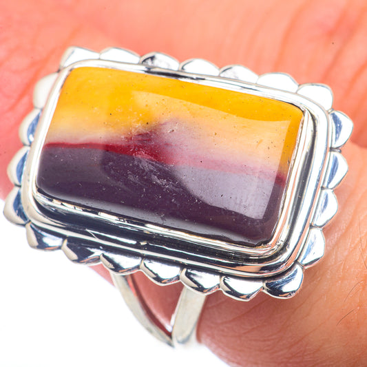 Mookaite Rings handcrafted by Ana Silver Co - RING72426