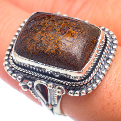 Dinosaur Bone Rings handcrafted by Ana Silver Co - RING72431