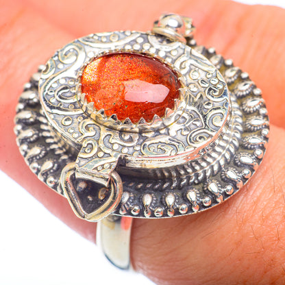 Sunstone Rings handcrafted by Ana Silver Co - RING72433