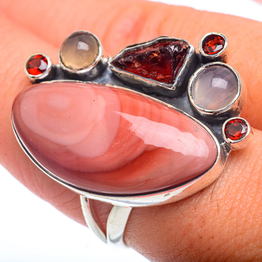 Mookaite Rings handcrafted by Ana Silver Co - RING72434