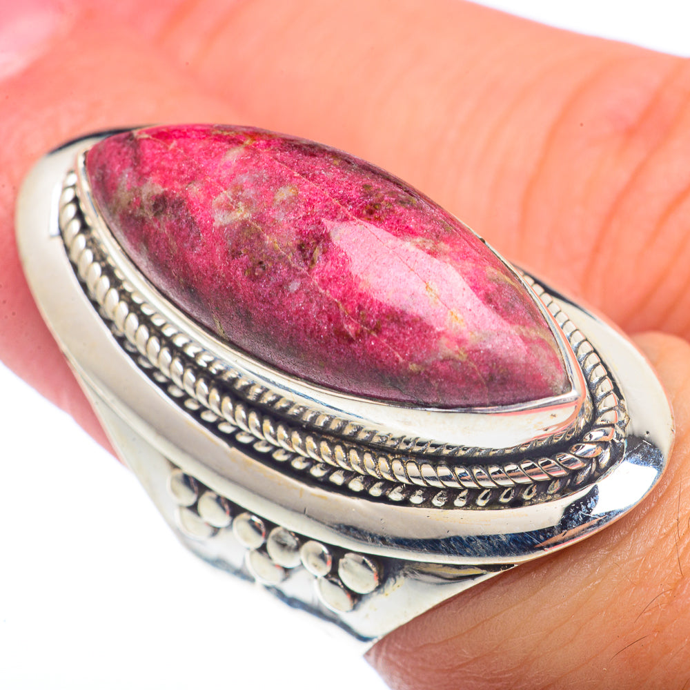 Thulite Rings handcrafted by Ana Silver Co - RING72435