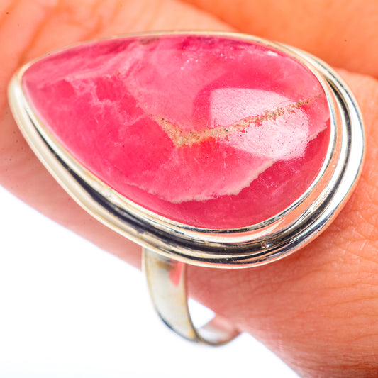 Rhodochrosite Rings handcrafted by Ana Silver Co - RING72436
