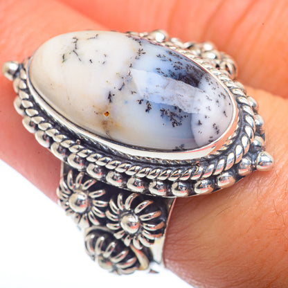 Dendritic Opal Rings handcrafted by Ana Silver Co - RING72444